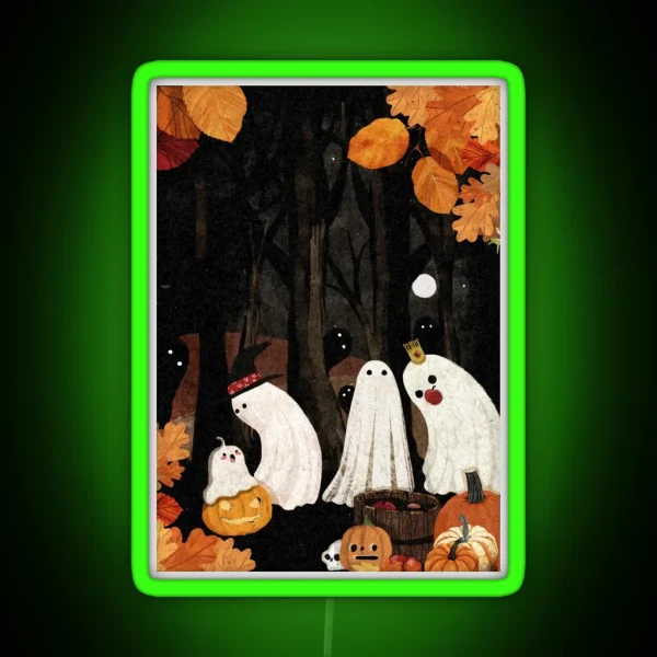 Halloween Party RGB Neon Sign