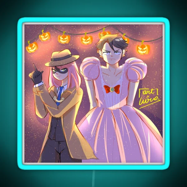Halloween Party RGB Neon Sign