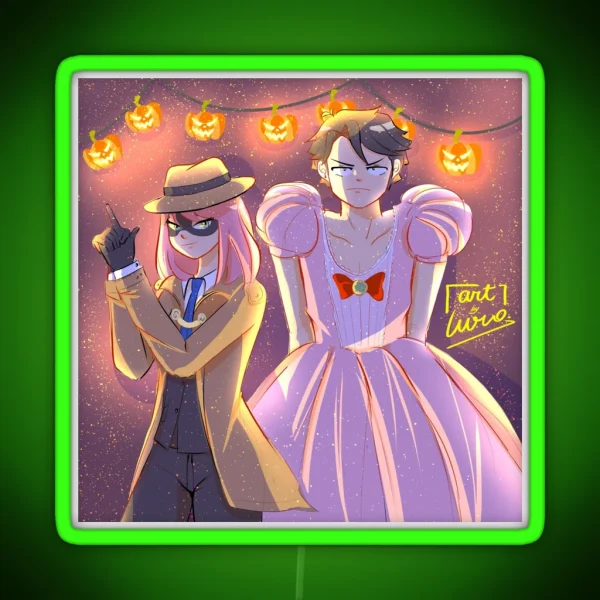 Halloween Party RGB Neon Sign