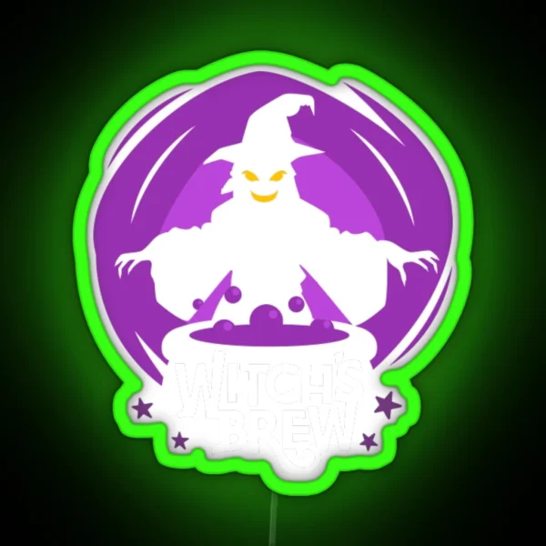Halloween Witches Brew RGB Neon Sign