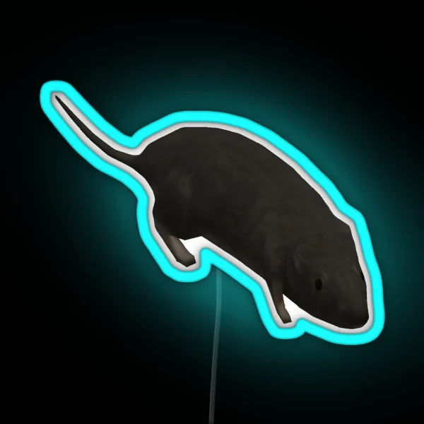 Halo 3 Rat RGB Neon Sign