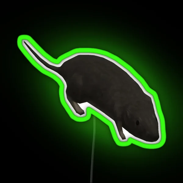 Halo 3 Rat RGB Neon Sign