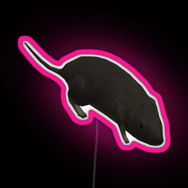Halo 3 Rat RGB Neon Sign