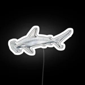 Hammerhead Shark For Divers Shark Lovers And Fishermen RGB Neon Sign