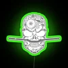 Hamo Grey Mountain Biking Skulls New Zealand Led RGB Neon Sign - Image 4