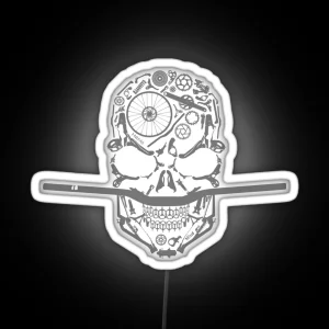 Hamo Grey Mountain Biking Skulls New Zealand Led RGB Neon Sign