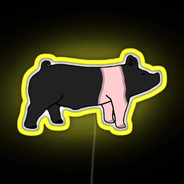 Hampshire Hog RGB Neon Sign