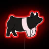 Hampshire Show Pig RGB Neon Sign