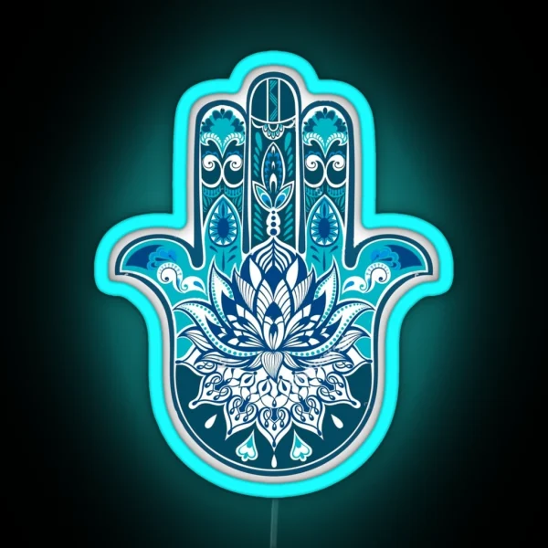 Hamsa RGB Neon Sign
