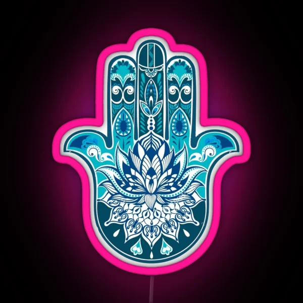 Hamsa RGB Neon Sign