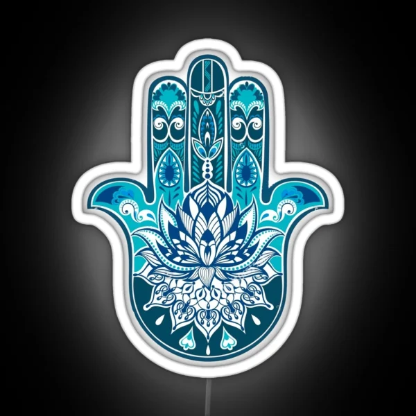 Hamsa RGB Neon Sign