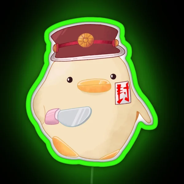Hanako Duck Meme Led RGB Neon Sign