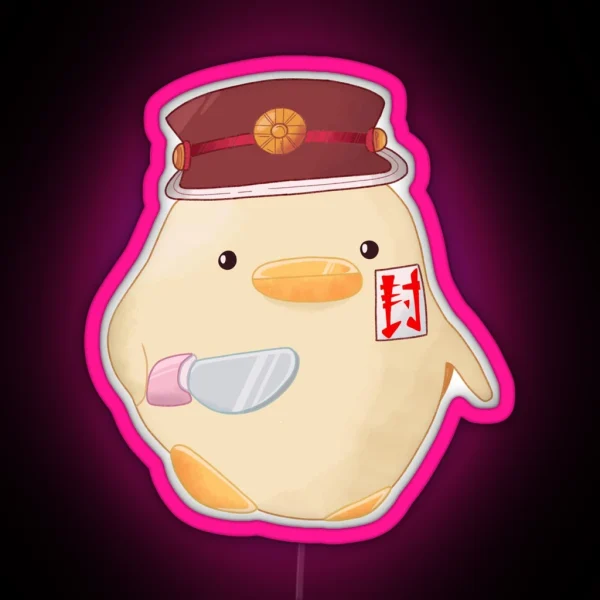 Hanako Duck Meme Led RGB Neon Sign