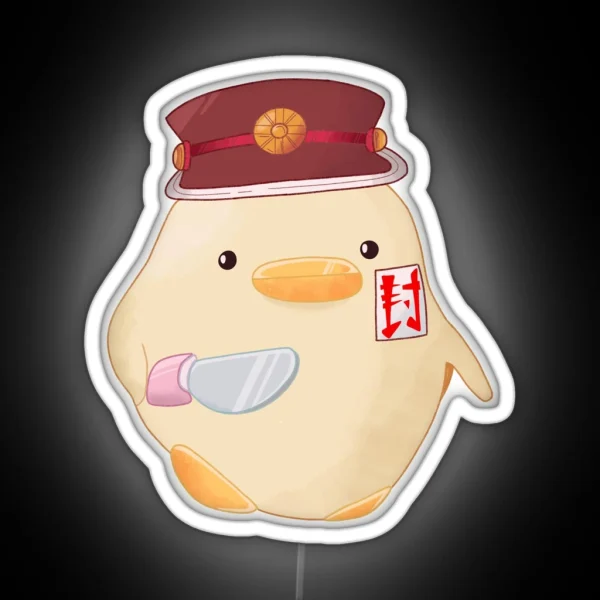 Hanako Duck Meme Led RGB Neon Sign