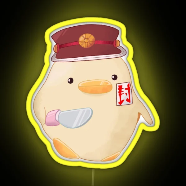 Hanako Duck Meme Led RGB Neon Sign