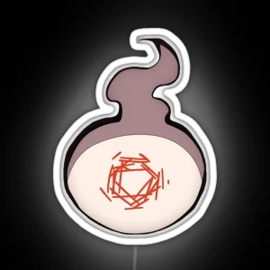 Hanako Kun Ghost Fire Red RGB Neon Sign