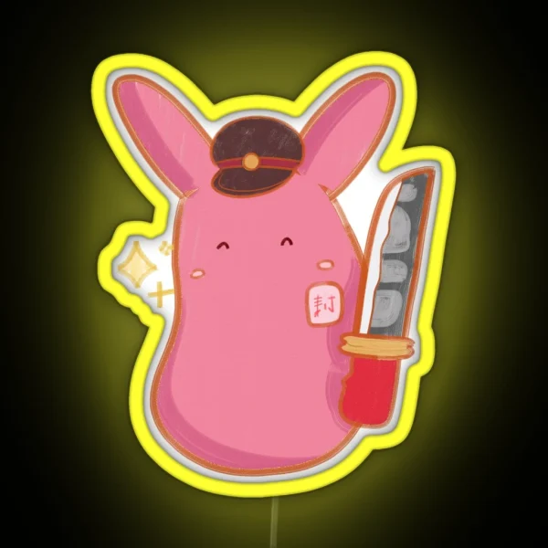 Hanako Kun Mokke Version RGB Neon Sign