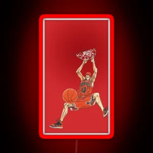 Hanamichi Sakuragi Slam Dunk RGB Neon Sign