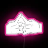 Hand Sign Horse RGB Neon Sign - Image 6