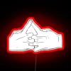 Hand Sign Horse RGB Neon Sign - Image 2