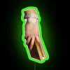 Hand With Book Detail Renaissance Aesthetic RGB Neon Sign - Image 4