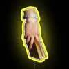 Hand With Book Detail Renaissance Aesthetic RGB Neon Sign - Image 5