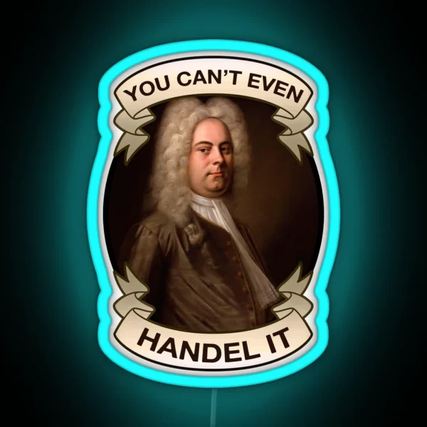 Handel Pun RGB Neon Sign