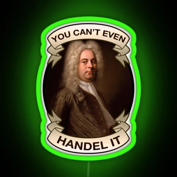 Handel Pun RGB Neon Sign