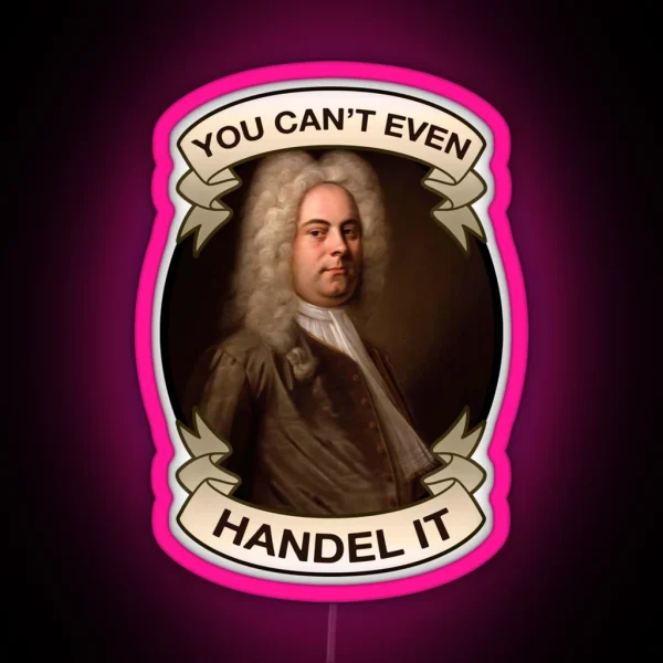 Handel Pun RGB Neon Sign