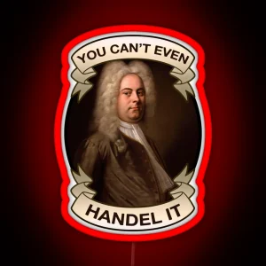 Handel Pun RGB Neon Sign