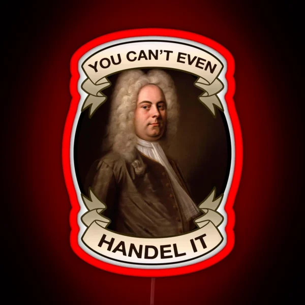 Handel Pun RGB Neon Sign