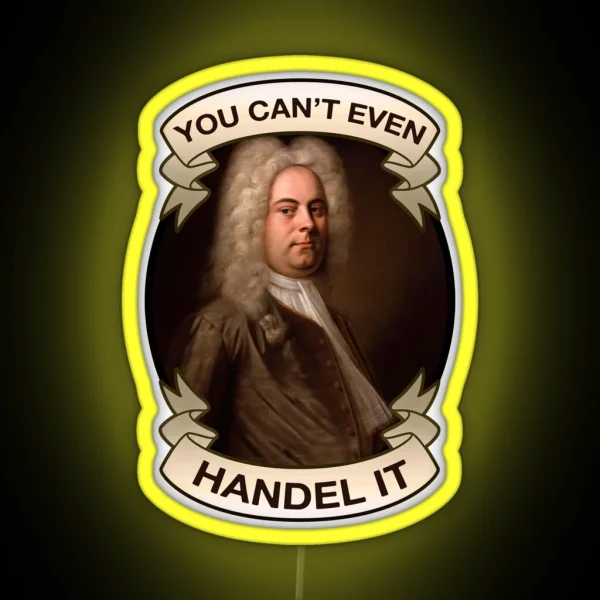 Handel Pun RGB Neon Sign