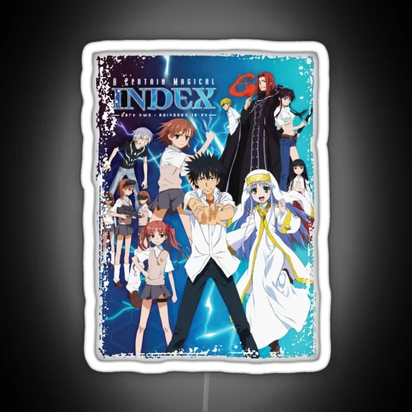 Handsome Boy A Certain Magical Index Art RGB Neon Sign