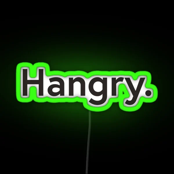 Hangry RGB Neon Sign