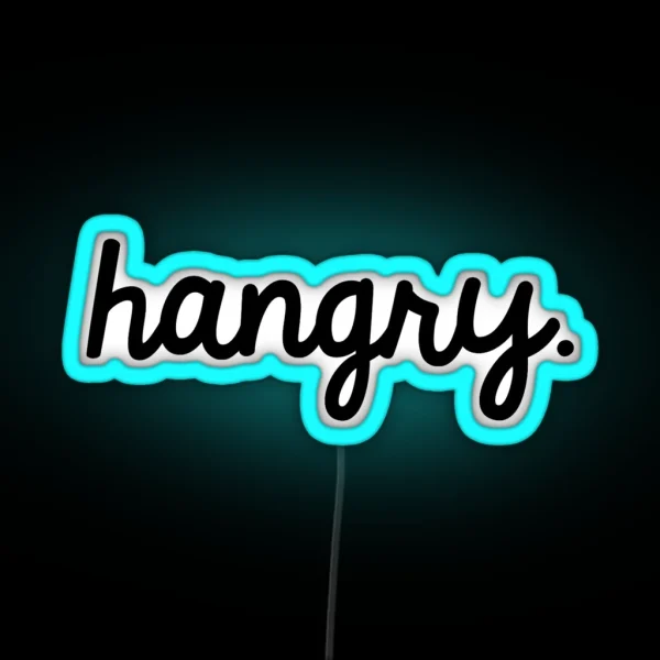 Hangry RGB Neon Sign