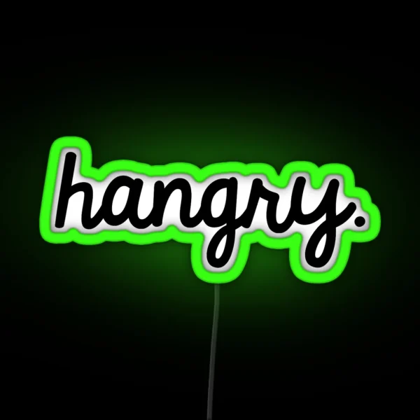 Hangry RGB Neon Sign