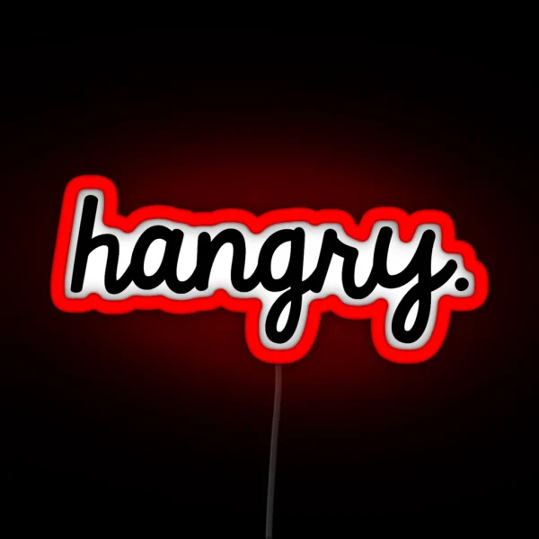 Hangry RGB Neon Sign