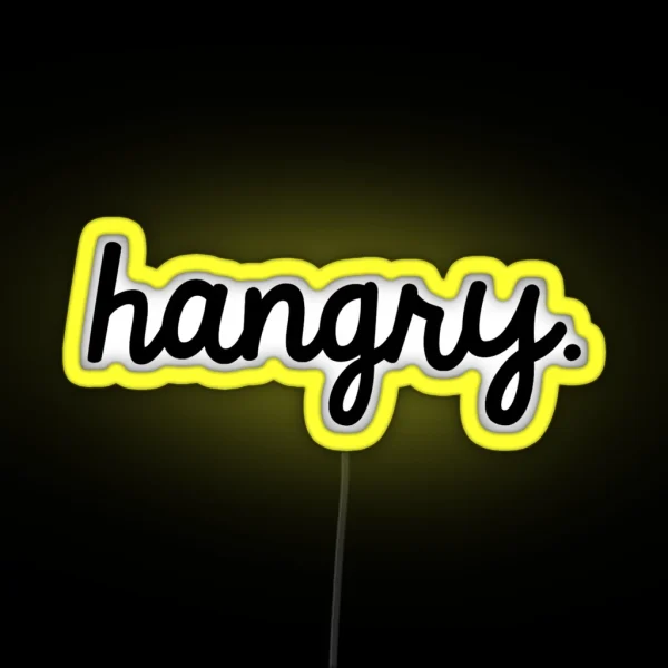 Hangry RGB Neon Sign