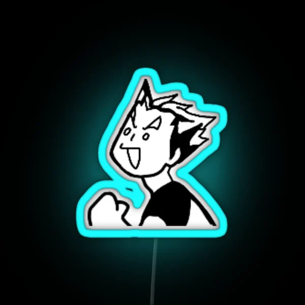 Happy Bokuto RGB Neon Sign