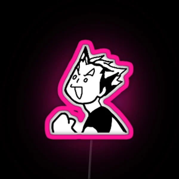 Happy Bokuto RGB Neon Sign