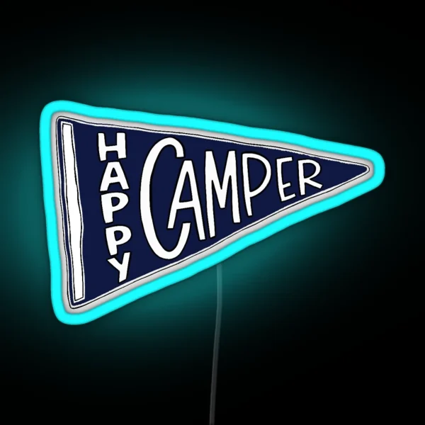 Happy Camper RGB Neon Sign