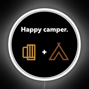 Happy Camper RGB Neon Sign