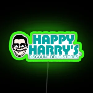 Happy Harry S Delaware RGB Neon Sign