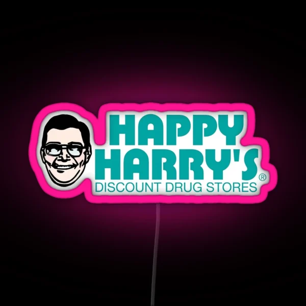 Happy Harry S Delaware RGB Neon Sign