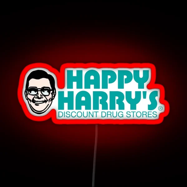 Happy Harry S Delaware RGB Neon Sign