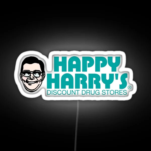 Happy Harry S Delaware RGB Neon Sign