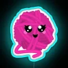 Happy Yarn Ball Pink RGB Neon Sign - Image 3
