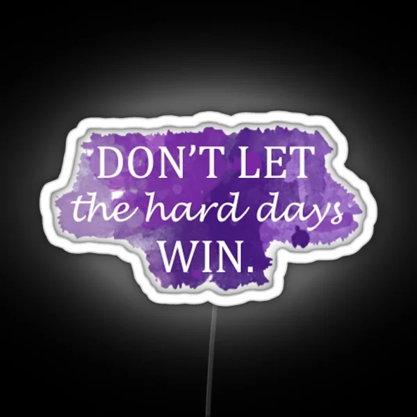 Hard Days Sarah J Maas RGB Neon Sign