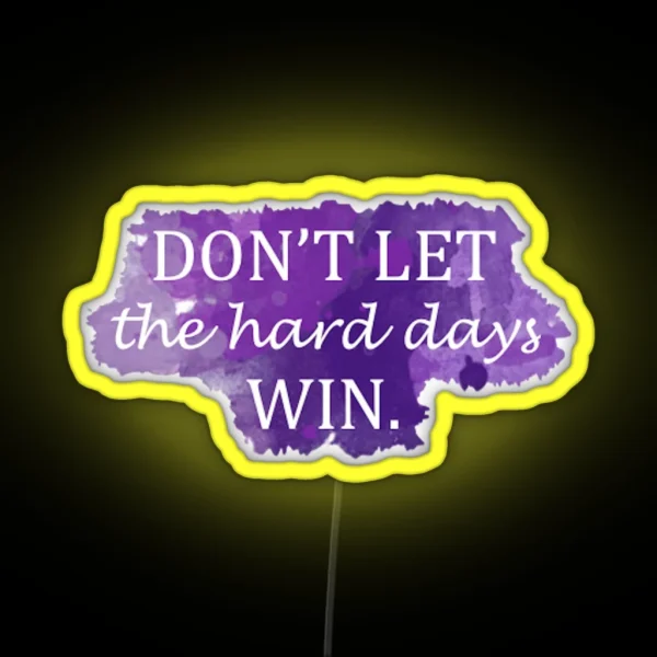 Hard Days Sarah J Maas RGB Neon Sign