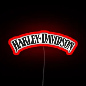 Harley Davidson Stylized Logo RGB Neon Sign